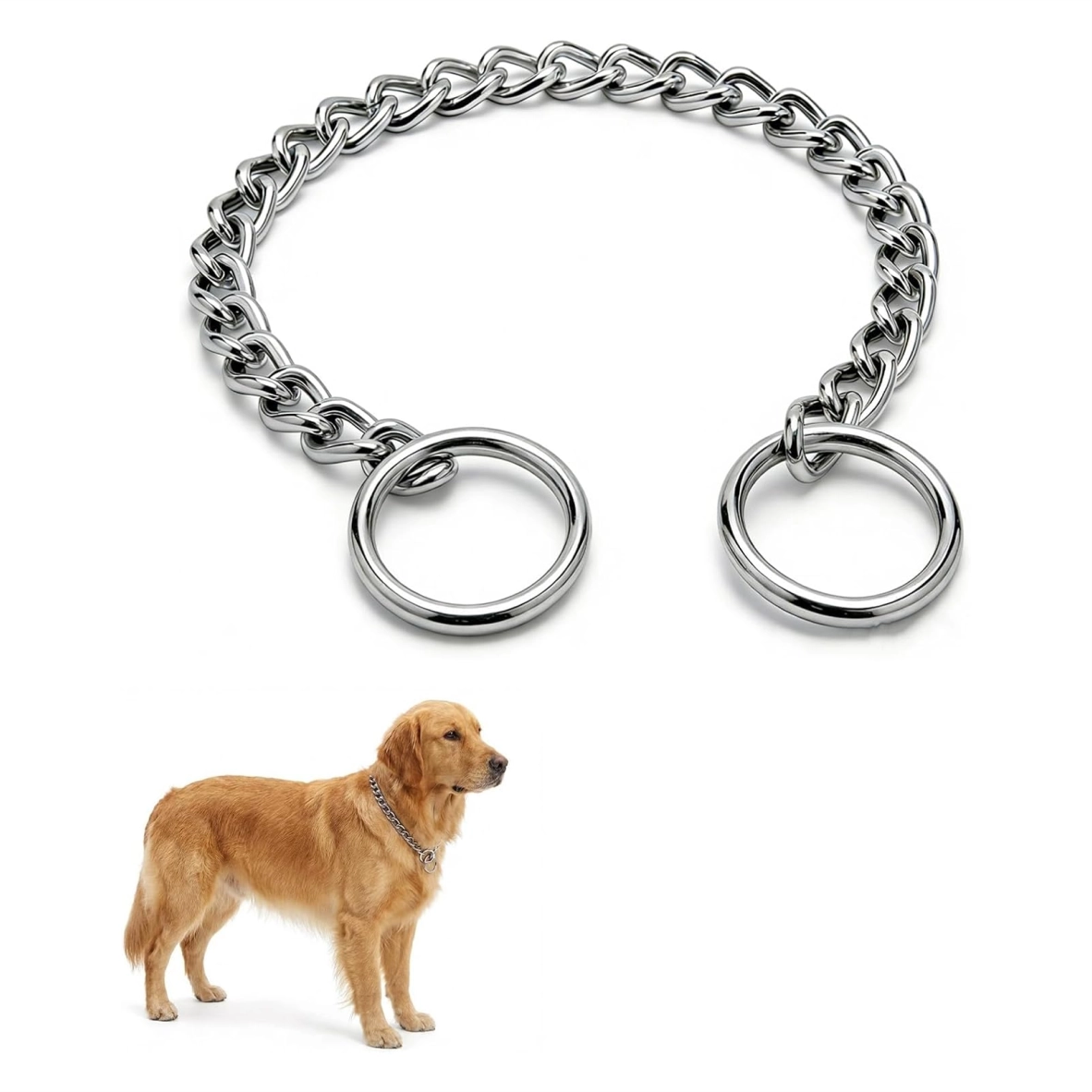 Collar de Cadena para Perros de Acero Inoxidable - Imagen 6